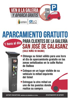 Cartel parquímetro